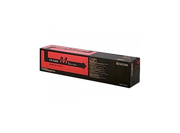 Toner KYOCERA TK-8305M 15K rød Passer TASKalfa 3050ci/3550ci, 3551 ci 